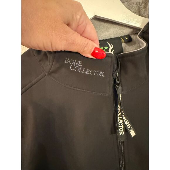 Bone Collector Mens Black Scuba Jacket sz L EUC - Picture 5 of 8